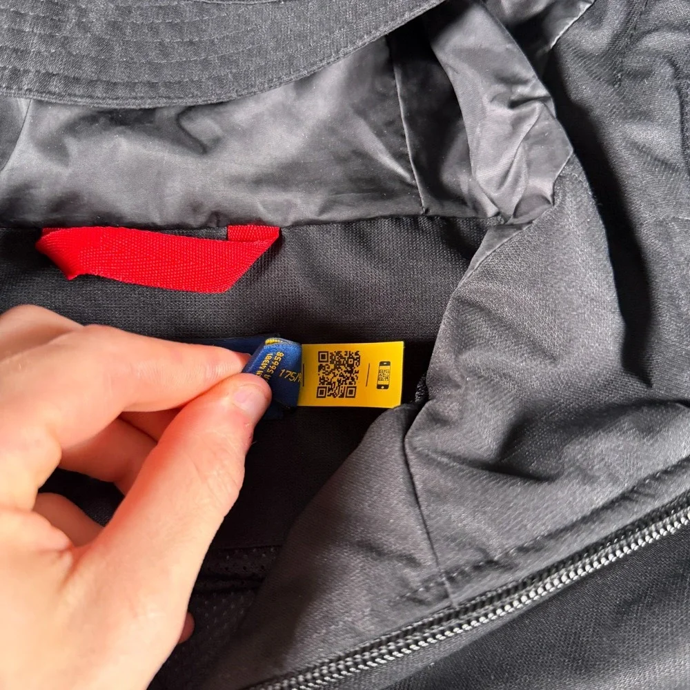 Polo Ralph Lauren Performance Hooded Full Zip Lined Windbreaker Black M